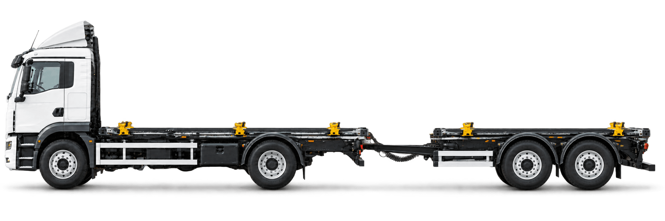 BDF-Motorwagen mit Drehschemel-Anhänger